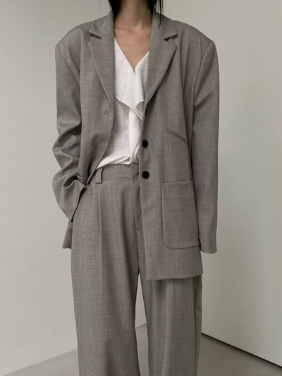 oversize時髦派西裝外套16