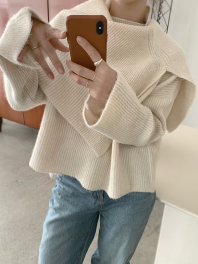 高CP值兩件式柔軟針織上衣15