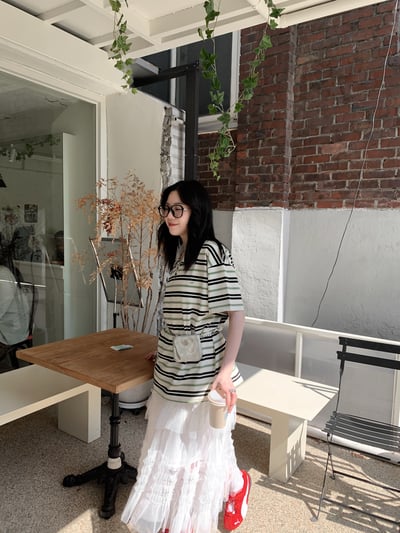 甜酷女孩細肩帶紗裙洋裝4