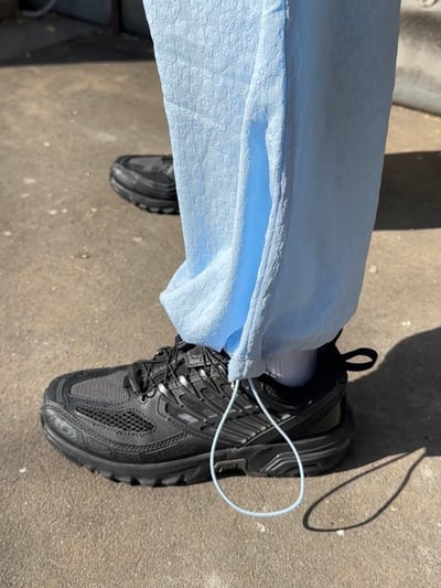 出遊必備花苞袖緹花連身褲（子珊同款）11