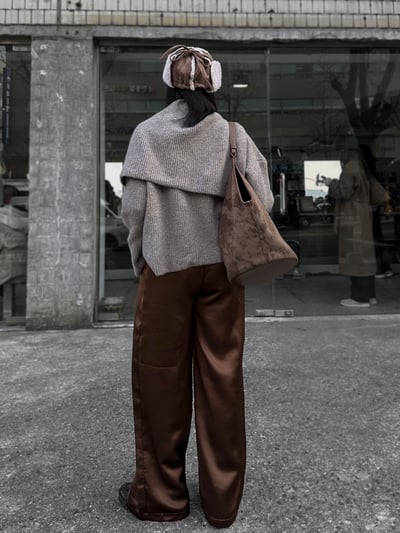 高CP值兩件式柔軟針織上衣10