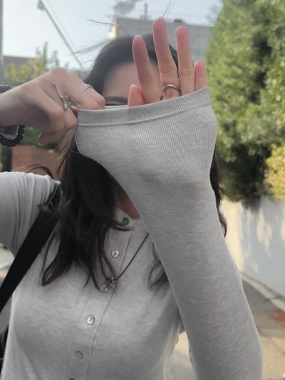 親膚彈力兩面穿立領上衣9