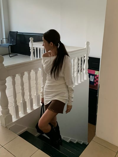 彈性超好流蘇針織短褲（含羊毛）4