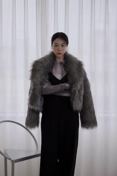 街頭最時髦大翻領毛外套13