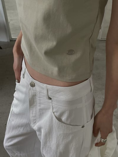 經典LOGO柔棉素色短袖T9