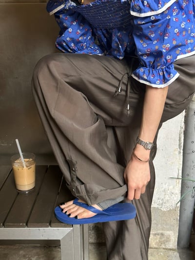 慵懶夏日涼感天絲長褲3