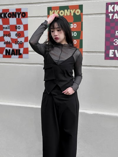 車線捲邊打底透膚3