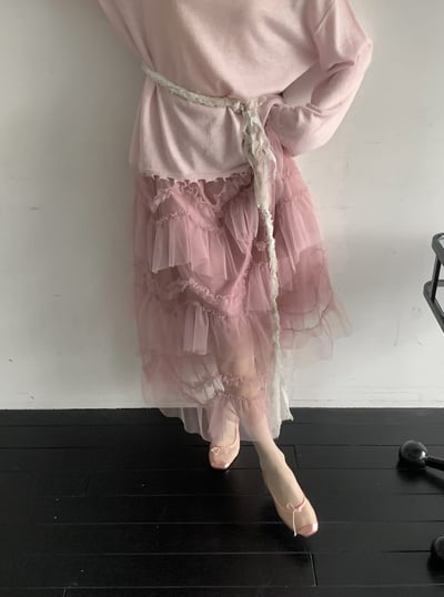 法式浪漫堆疊紗裙11