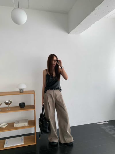 小渲染刷色顯瘦直筒褲3