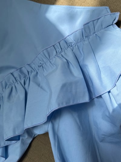 高級感荷葉設計約會上衣13