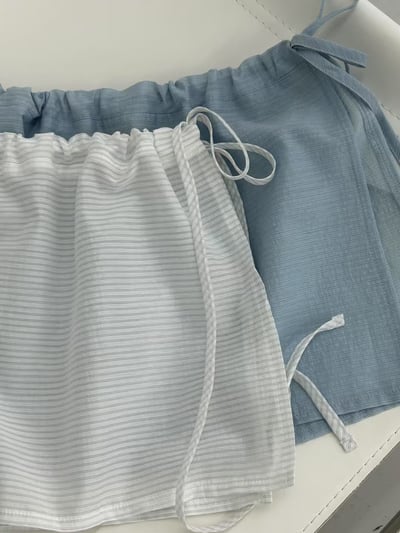 搭配寶物條紋綁帶襯裙5