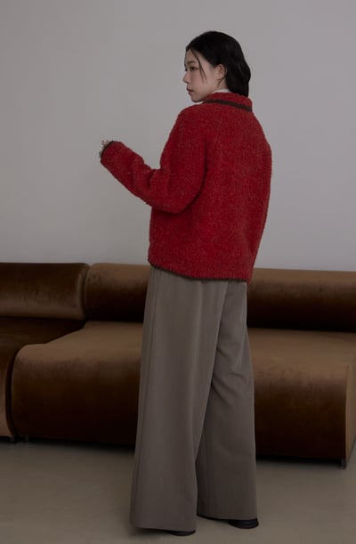 綁結大翻腰設計好比例寬褲4