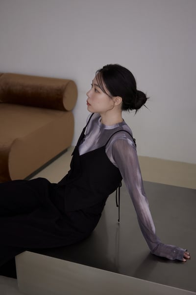 隨性渲染透膚上衣6