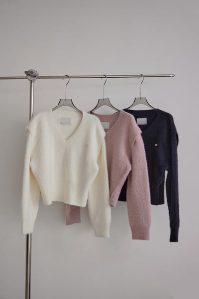 小金釦針織2way可拆式背心上衣12