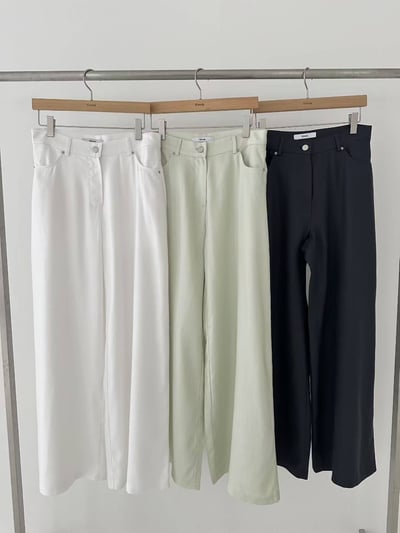 細緻觸感夏日棉麻長褲17