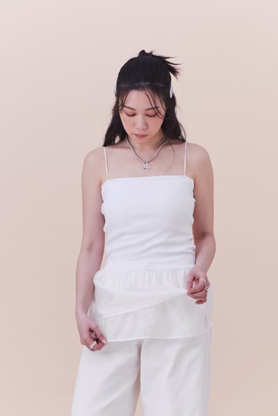 韓系必備彈性顯瘦背心裙7