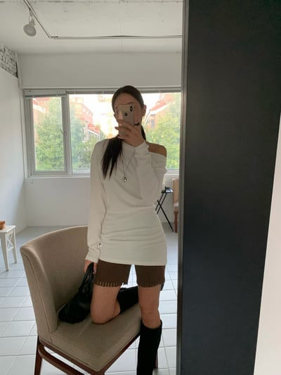 彈性超好流蘇針織短褲（含羊毛）3