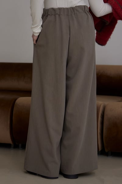 綁結大翻腰設計好比例寬褲6