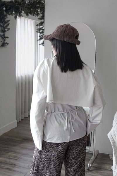 自留款修身設計兩件式襯衫9