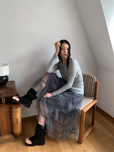 法式浪漫堆疊紗裙4