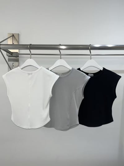 舒服軟綿圓弧設計背心5