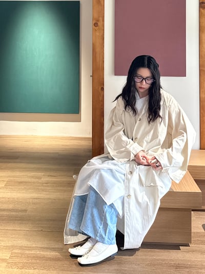 自留款細節滿滿立領風衣外套8