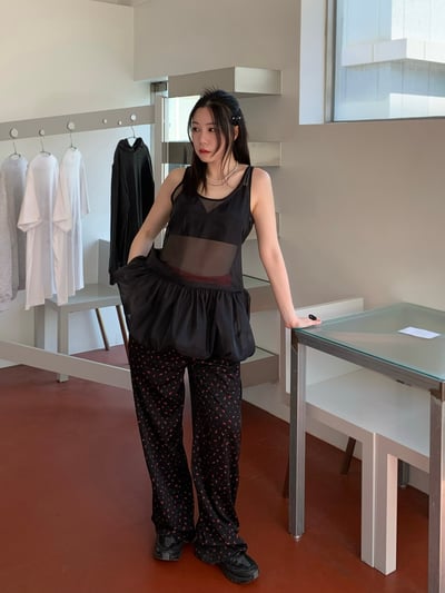 性感浪漫教主紡紗背心澎裙2