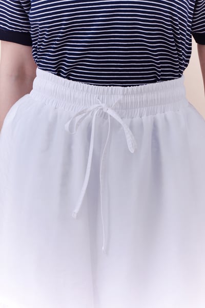 紡紗拼接層次設計抽繩長褲11