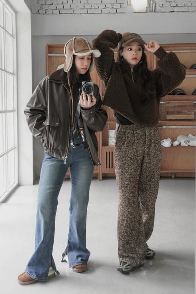 熱賣款QQ羊羔毛小臉飛行帽5