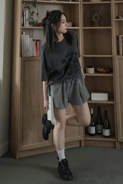 Beatles美式印圖寬版T恤9