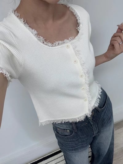 舒服軟Q抽鬚針織小外套3