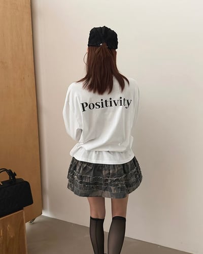 Positivity星星長袖棉T13