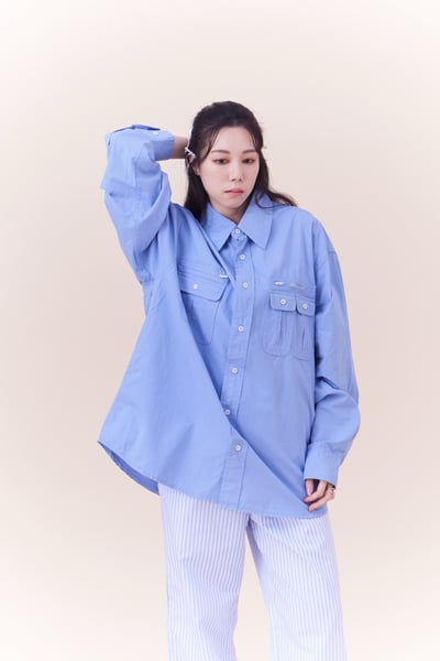 工裝口袋設計襯衫4