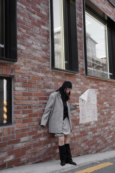 oversize時髦派西裝外套7