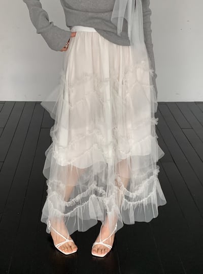 法式浪漫堆疊紗裙1