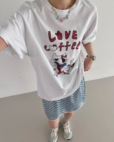 惡搞融化凱蒂貓棉T2