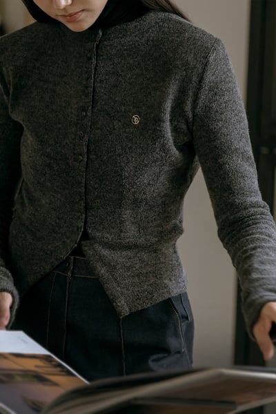 學院排扣設計上衣11