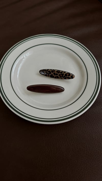 秋冬小姐姐豹紋髮夾組3