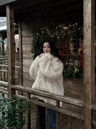 時髦小翻領毛絨絨外套20