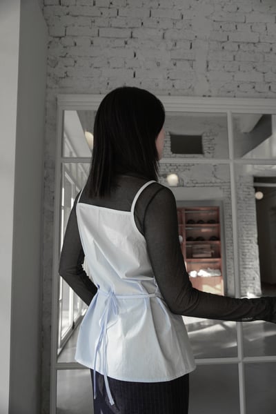 自留款修身設計兩件式襯衫4