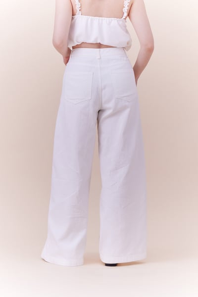 每天都穿挺版牛仔寬褲S/M17