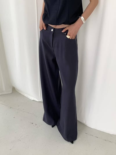 細緻觸感夏日棉麻長褲8