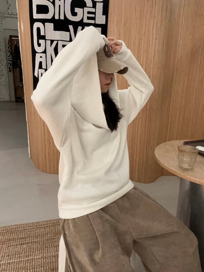 一體成型連帽設計上衣16