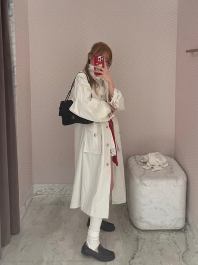 自留款細節滿滿立領風衣外套4