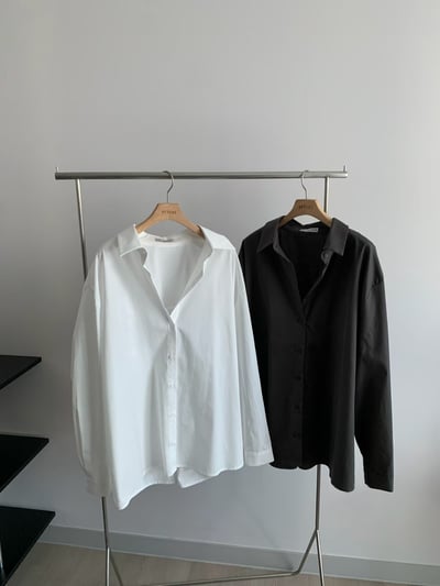 排扣兩穿小細節襯衫7