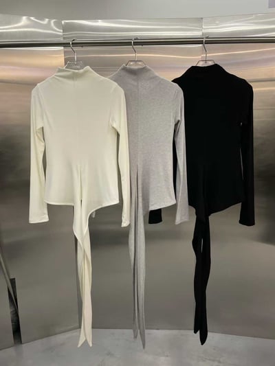 親膚彈力兩面穿立領上衣11