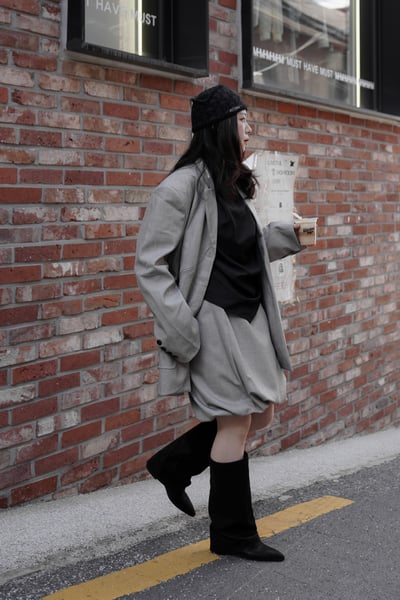 oversize時髦派西裝外套8