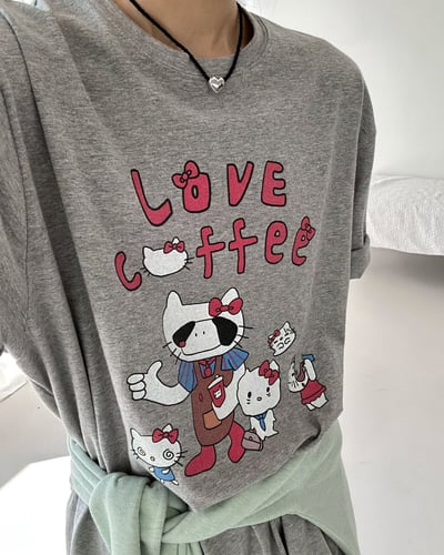 惡搞融化凱蒂貓棉T6