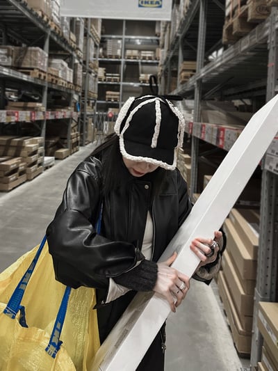 熱賣款QQ羊羔毛小臉飛行帽11