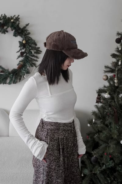 抽抽袖口合身綁帶上衣6